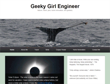 Tablet Screenshot of geekygirlengineer.com